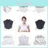 Polyester Detachable Collar Square Neck Unisex Plus Size Smartcasual Layering Accessory