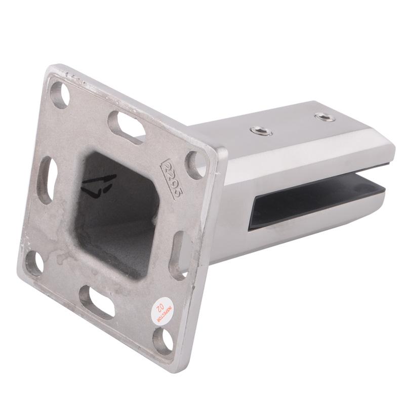 Stainless Steel Modern Casting Pool Glass Fencing Bolt Down Spigot for Balcony and Villa