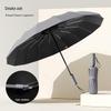 Dual-Use Extra-Large Folding Umbrella: Anti-UV, Rain or Shine, For Two