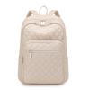 Quilted Women's Travel Backpack Large Capacity Schoolbag