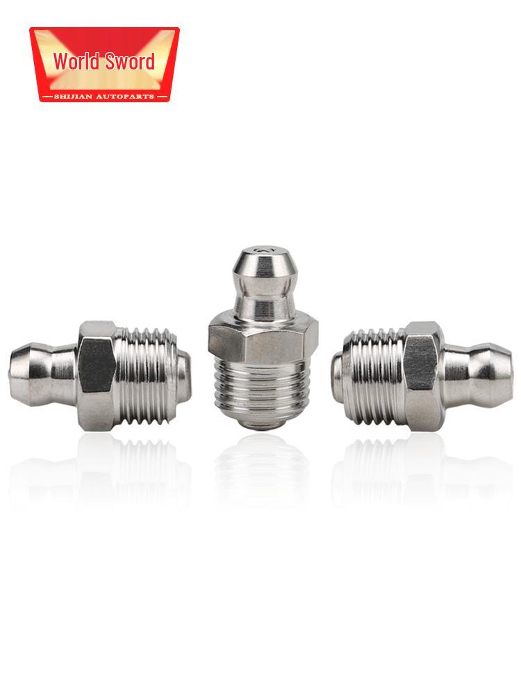 45°/90° Bent Stainless Steel 304 Grease Nipple Fitting, Assortment of 6/8/10/12mm