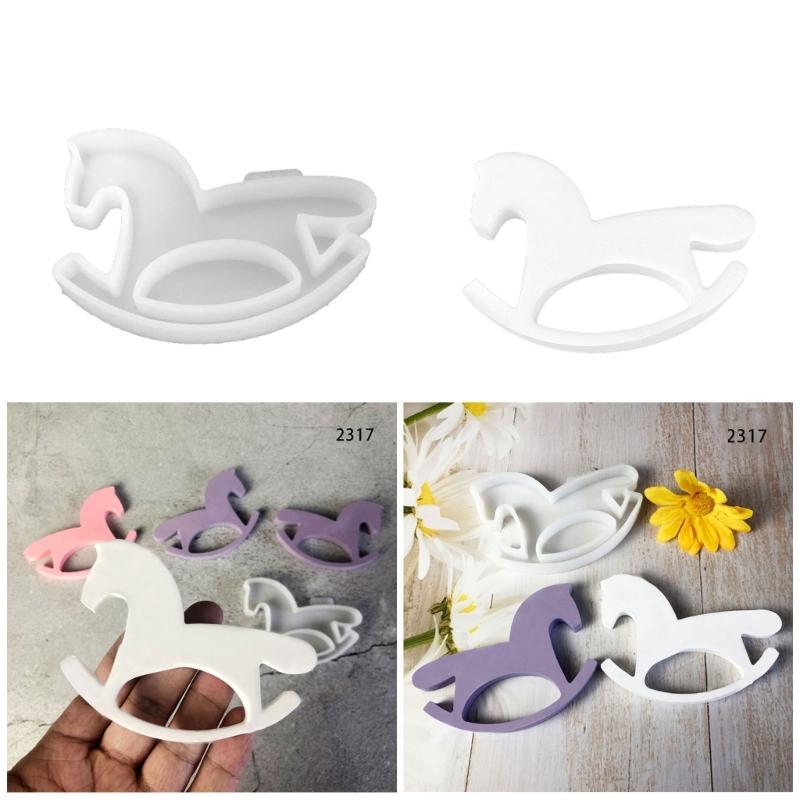 Convenient and Reliable Mold for Making Horse Gypsum Figurines Unique Ornaments