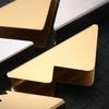 Paper Decoration Towel Stainless Square Holder Cafe Nordic Holder Napkin Golden Tissue Triangle Home Towel Holder Steel Hotel