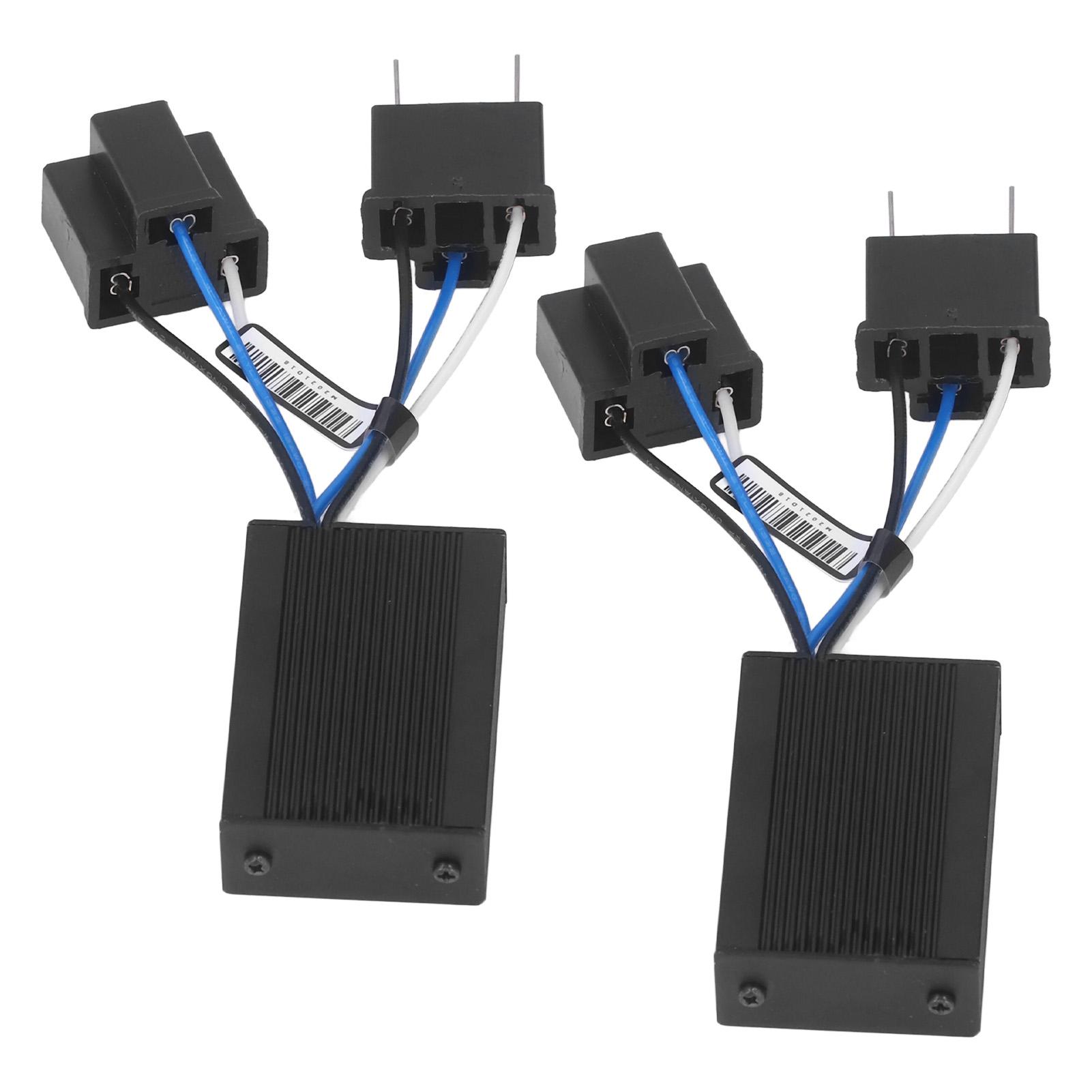 

2Pcs LED Headlight Decoder Aluminum Alloy Portable Universal Error Codes Warning Canceller