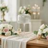 Galss Cake Stand with Dome Clear Cover Transparent for Party Hosts,