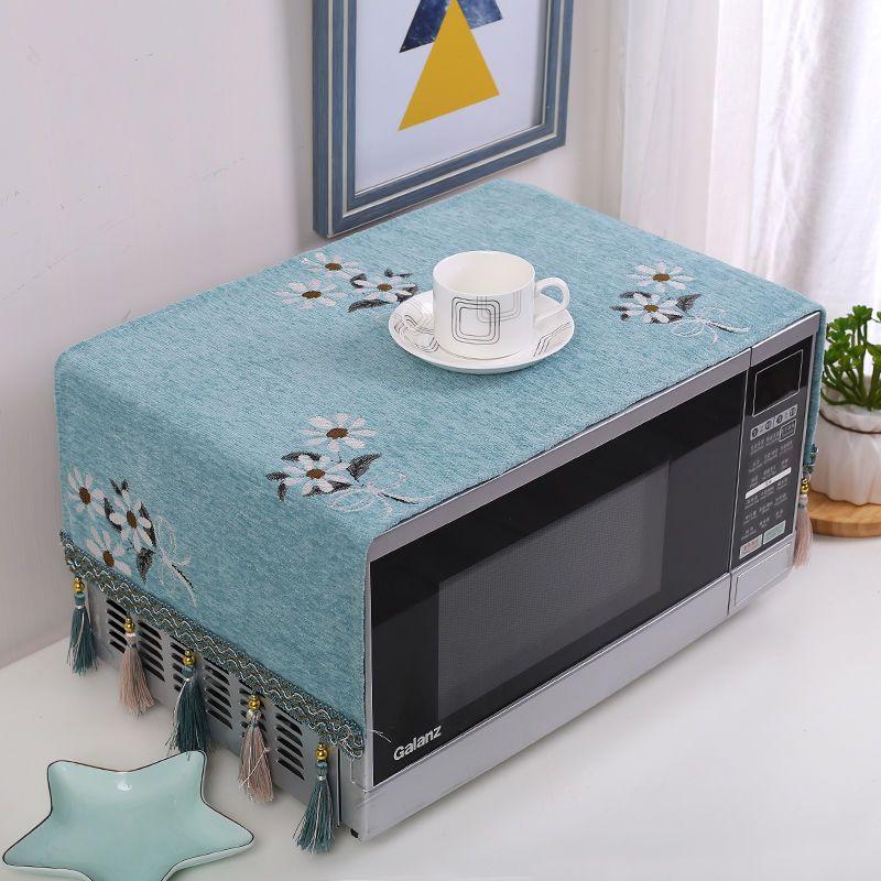 Europe Decorative Microwave Oven Covers Kitchen Dust-proof Protective Cover Universal Multi-functional Bedside Table Protector