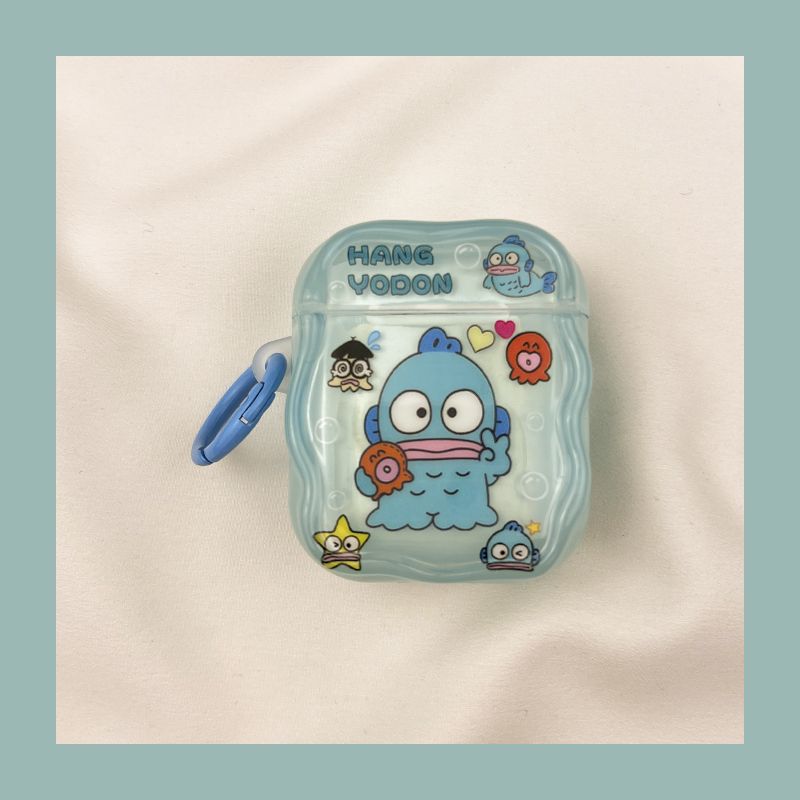 

Чехол для Airpod3 для Apple Pro Чехол для наушников Второе поколение Беспроводной Bluetooth Третье поколение Aipods2 Поколение Airpodpro Четвертое поколение 5 AirPods Pro [Cartoon clownfish] send Hook