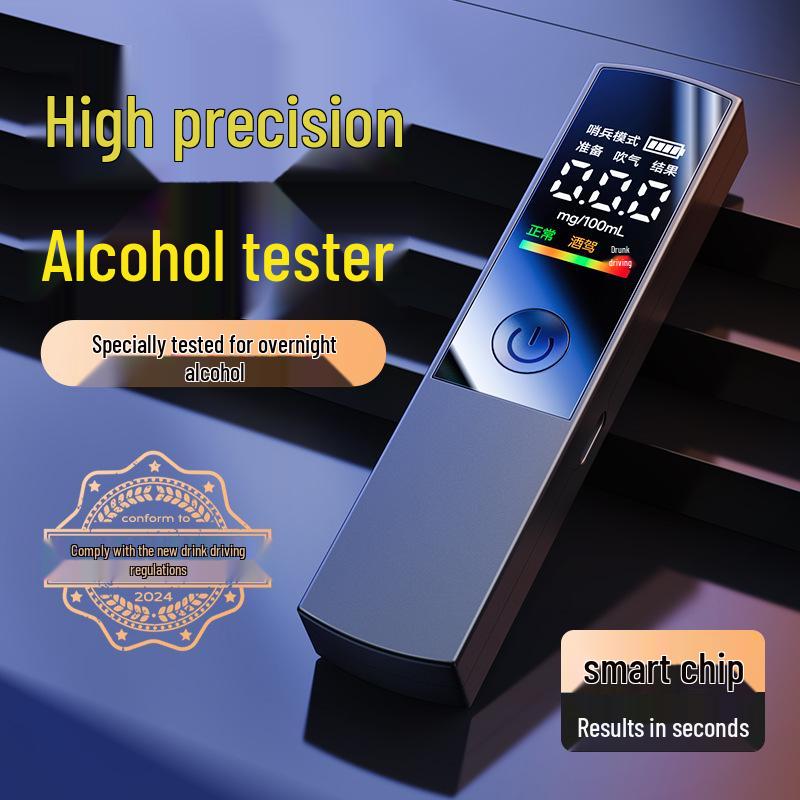 Высокоточный персональный алкотестер English-Russian Instruction, Bilingual, Pink