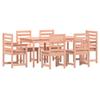 7 Piece Garden Dining Set Solid Douglas Fir Wood