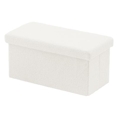 Takeda Corporation Compact Storage Stool, Wide, 60 X 30 X 30 Cm, White, M4-CDS60BWH