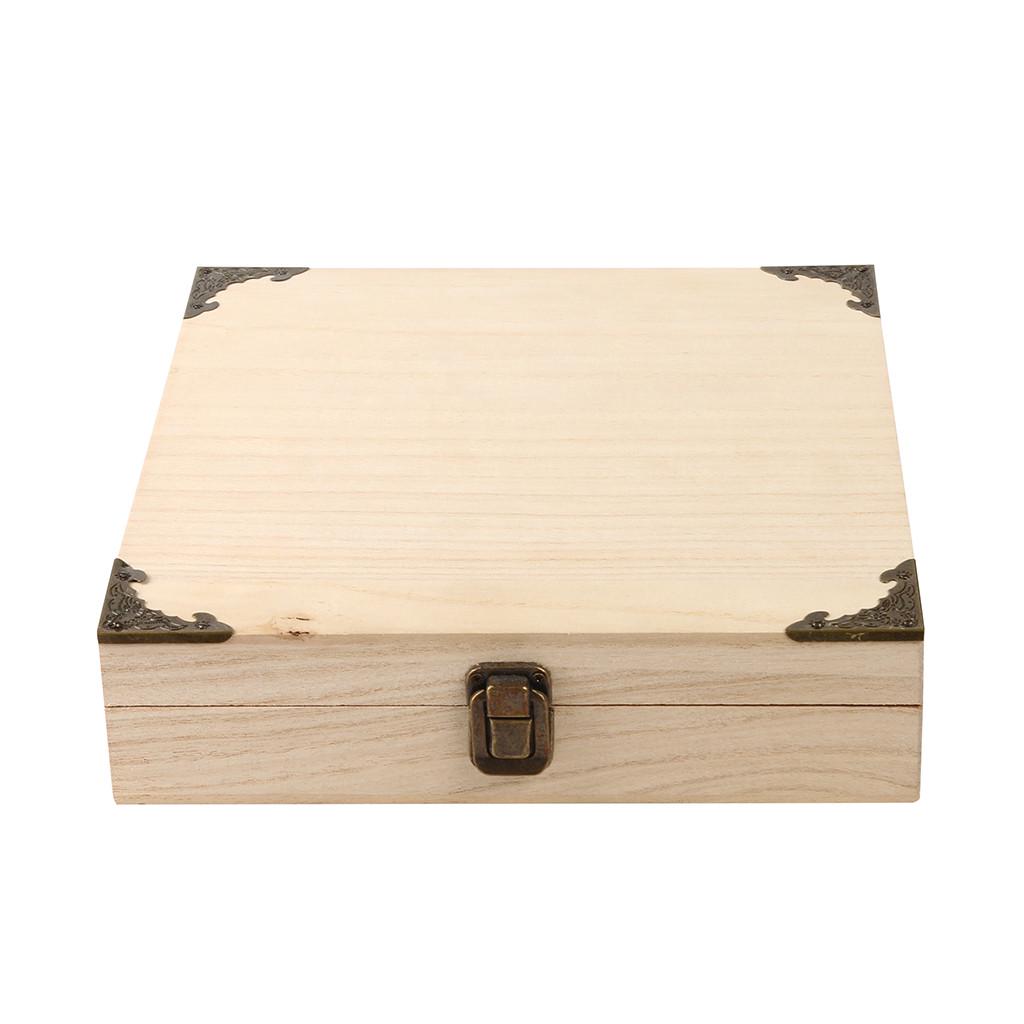 Multifunction  Wooden Storage Box Case for Change Jewellery Small Gadgets Gift