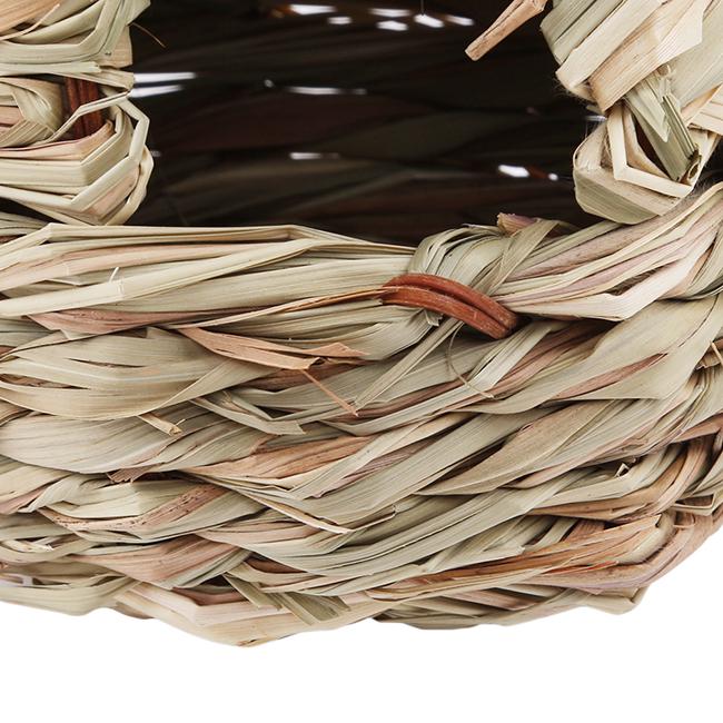 Natural Pet Bird Bed Bird Nest Canary Cage Bird Egg Container Breeding Nest Decorative Cages Nest