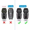 Carbon Fiber Smart Key Fob Cover Case For Ford Fusion Explorer Edge F150 Mondeo
