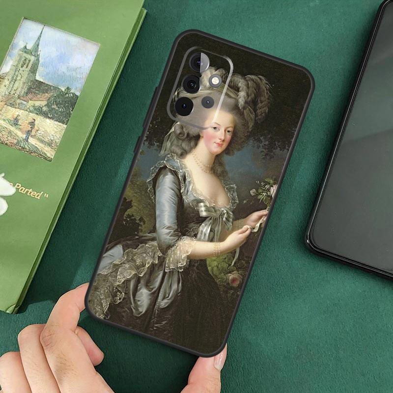 Marie Antoinette Case For Samsung Galaxy A54 A51 A71 A31 A41 A12 A22 A32 A52 A72 A52S A14 A70 A53 Cover
