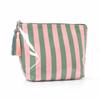 Glossy Striped Cosmetic Organizer Portable Fringed Travel Toiletry Bag Makeup Bag Pvc Waterproof Cosmetic Bag Makeup Brush Bag