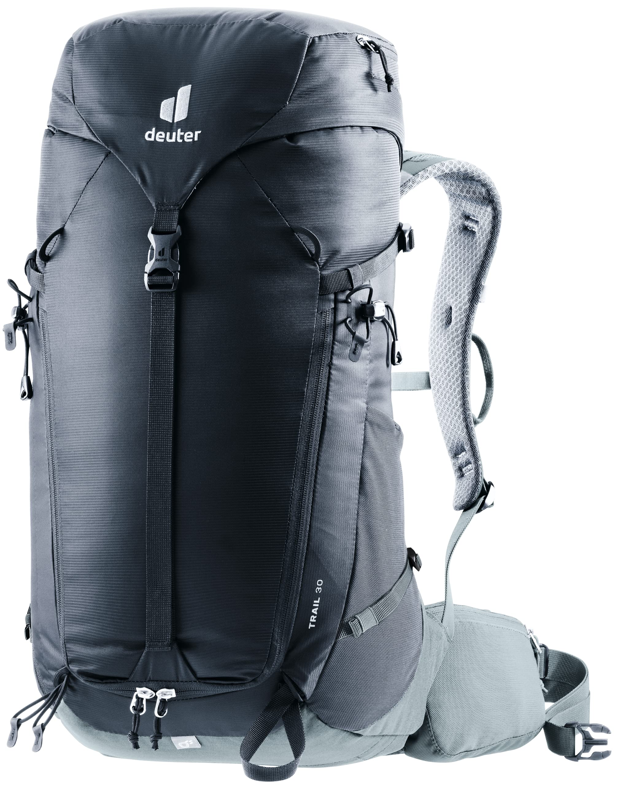 

Рюкзак Trail 30 Черный x Сланцевый 30 л [Deuter] Мужской для пешего туризма/треккинга