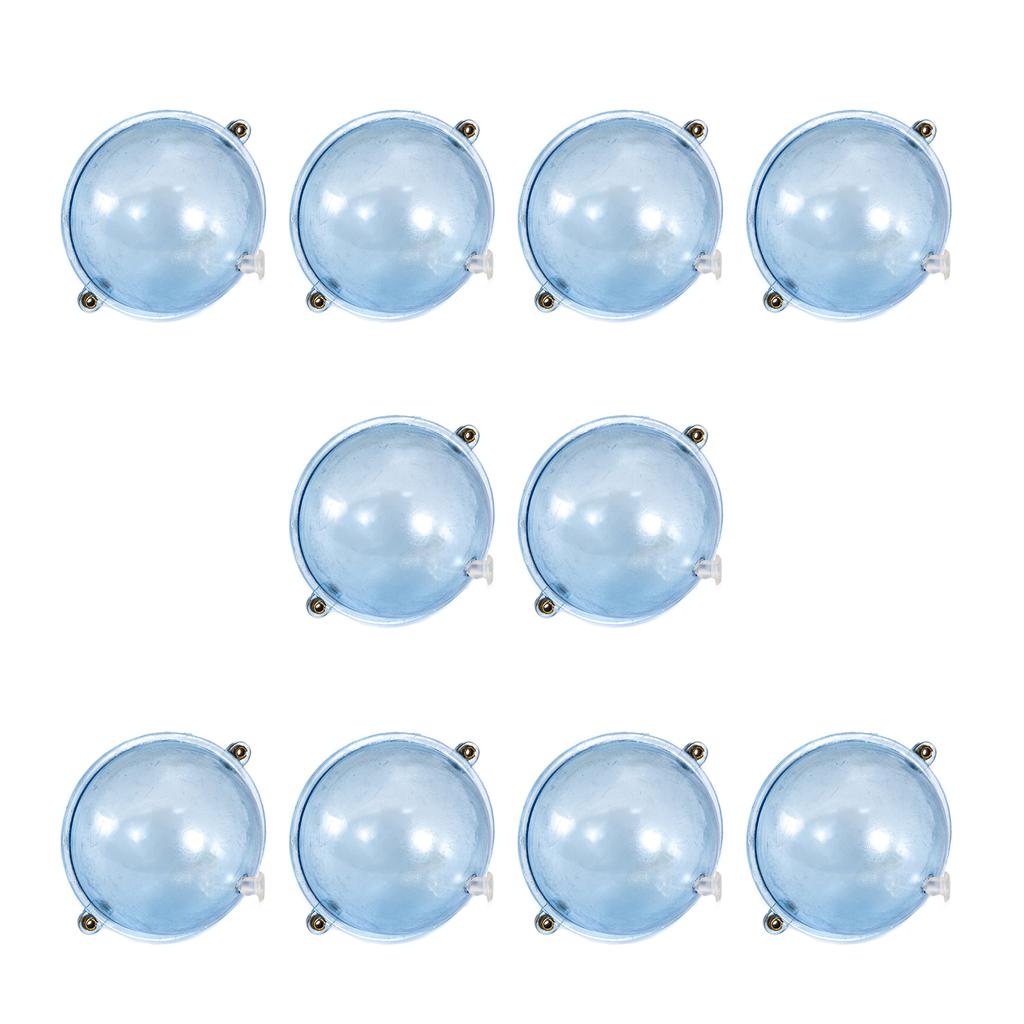 10 ks Rybářský plovák Průhledné kulaté kuličky Duté Bublinkové Povrchové Plováky Vodní koule Bublinkové Plováky Nářadí Snadné Použití