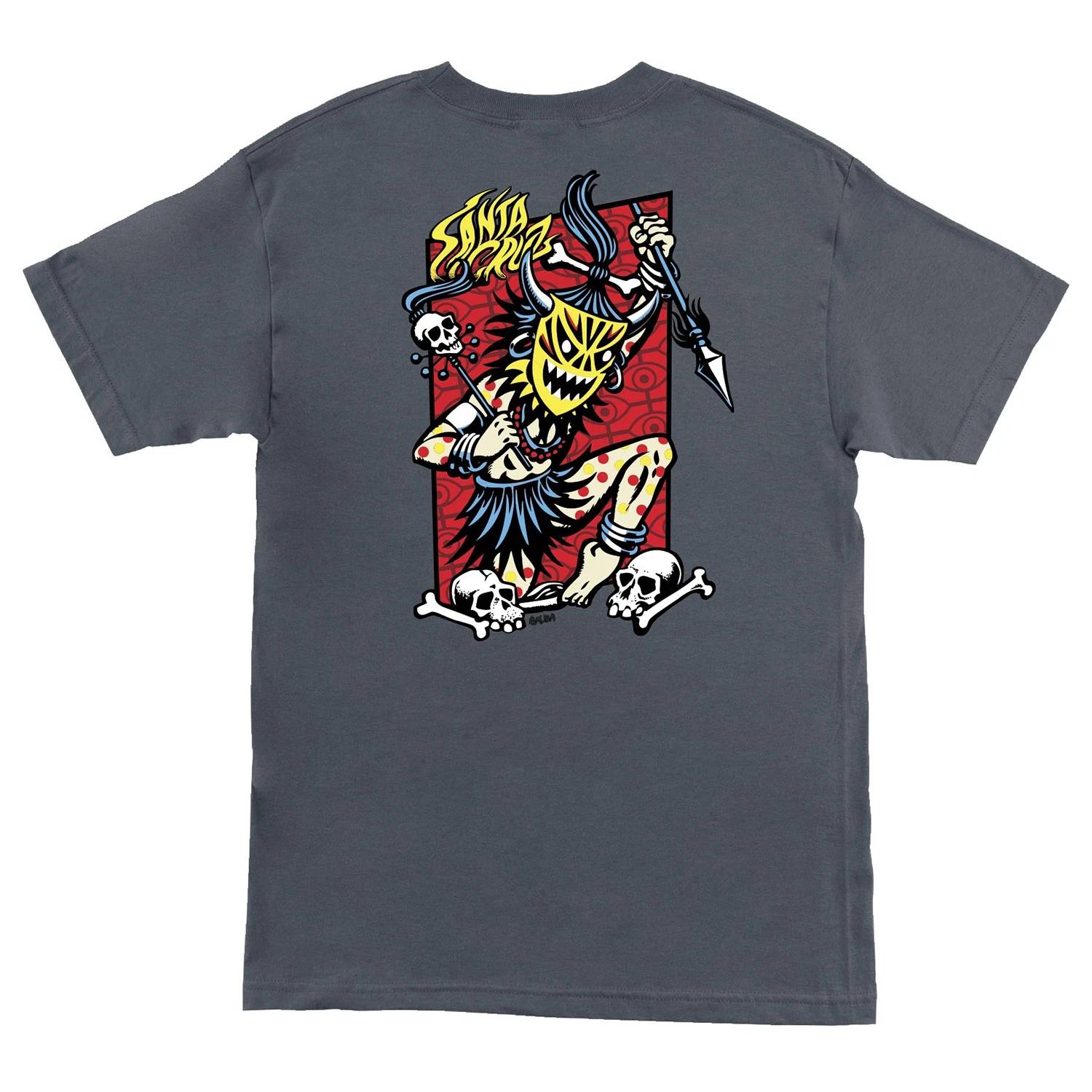 Santa Cruz Skateboards Shirt Salba Voodoo Frame Charcoal 2XL