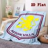 Aston Villa Pattern Flannel Blanket High Quality All Seasons Warmth and Comfort Perfect for Christmas Gifts.