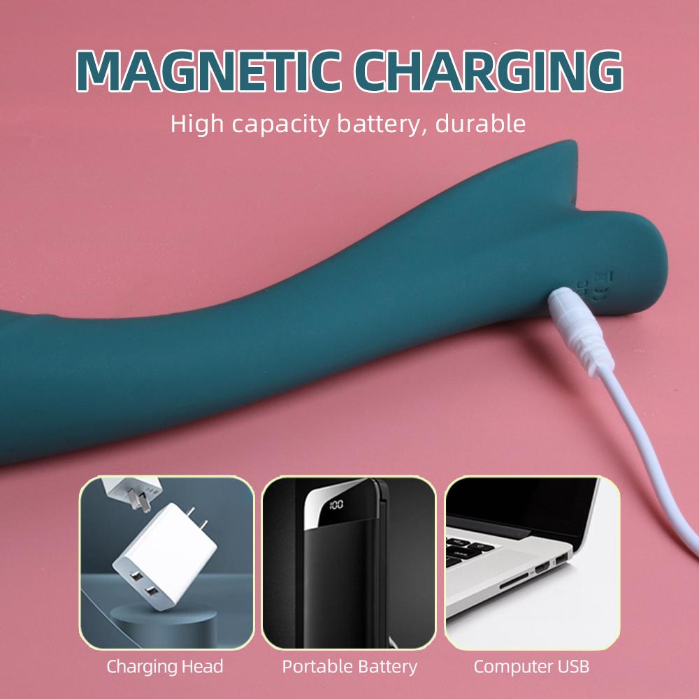 Powerful  Vibrator Dildos Wand for Women 10 Modes Clitoris Stimulator G Spot Vagina Massager Adult Sex Toys for Woman