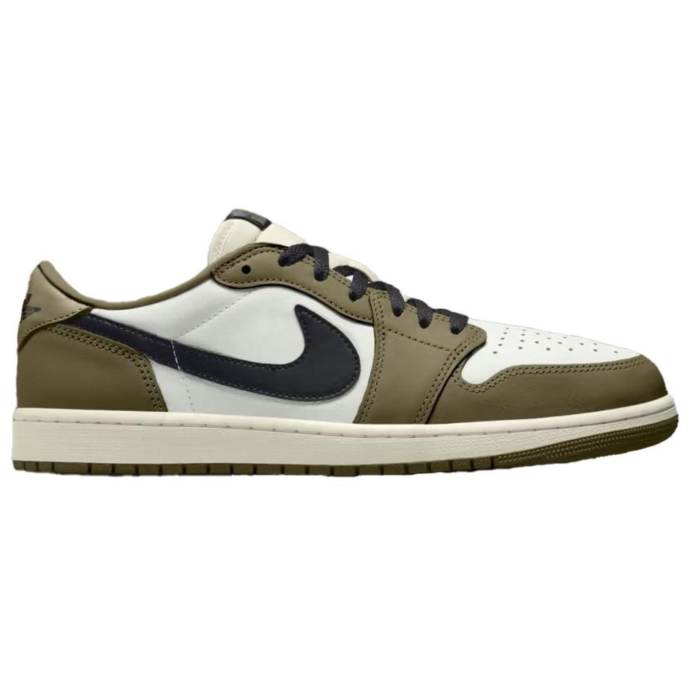 Zapatillas de Hombre Air Jordan 1 Retro Low OG Medium Olive Marrón Negro-Summit-Blanco-Sail HQ6998-200