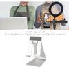 Metal Phone Stand, Angle Adjustable Non Slip Base Desk Phone Holder for Reading, Live Stream, Fits All Smart Phones