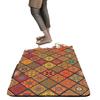 European Style Non-Slip Waterproof Kitchen Floor Mat, Oil-Absorbing and Wash-Free