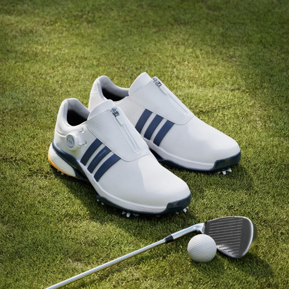 Adidas Tour 360 24 bore Footwear White Shoes & Footwear Sports Shoes MEN'S GOLF IF0254 Footwear White / Preloved Ink / Spark