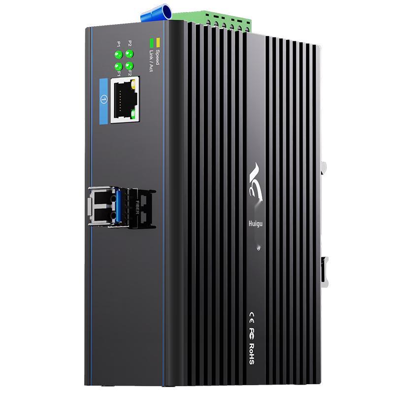 Huigu Industrial POE Fiber Optic Transceiver Switch HG800 Series