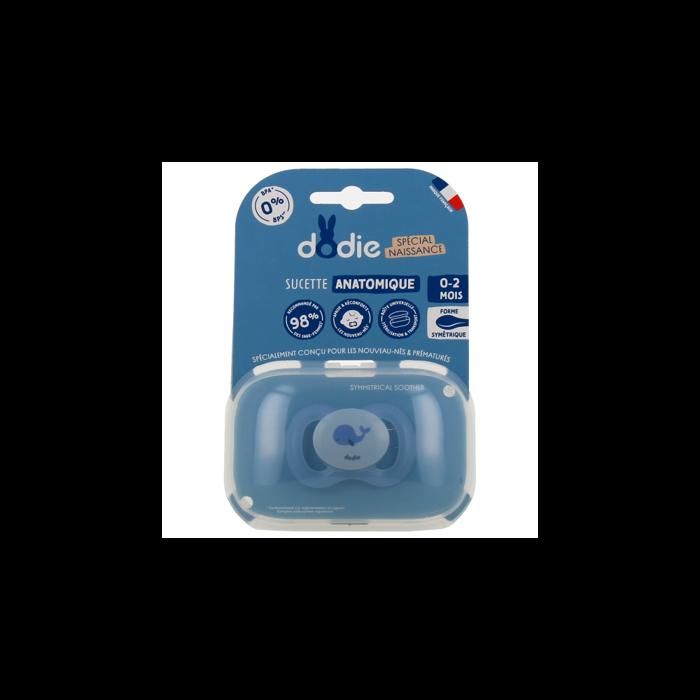 Dodie Sucettes Anatomiques Silicone 0-2 Mois Newborn Moby N5