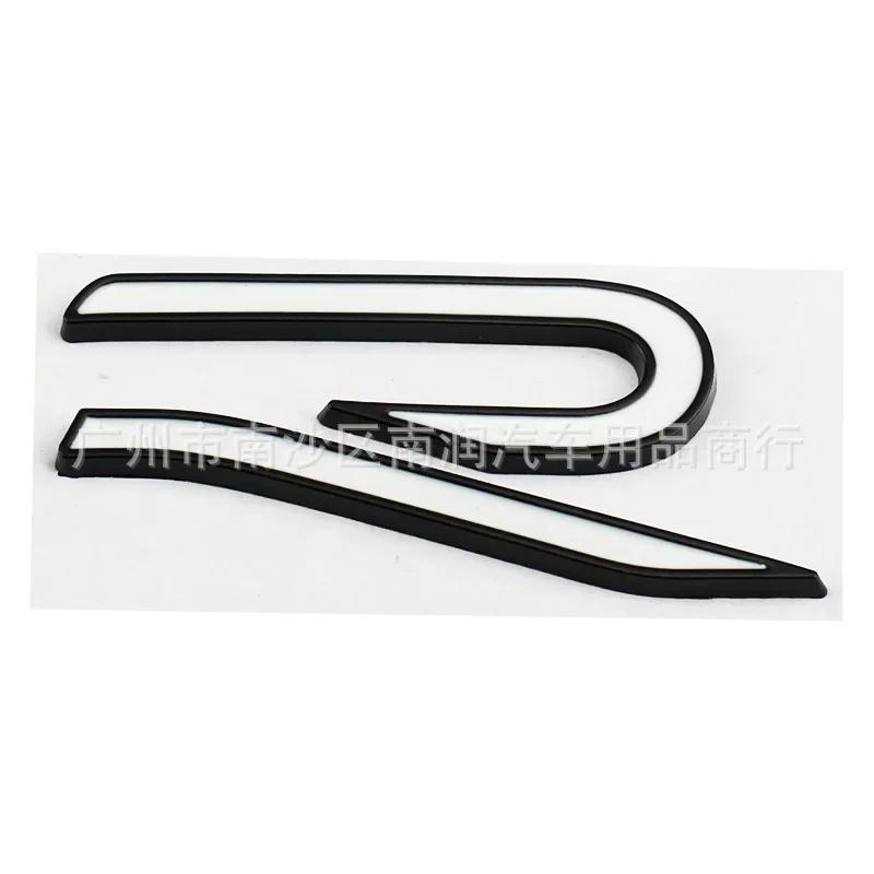 AUFGW1 3D Metal New Rline Car Front Grill Rear Trunk Emblem Decals for Volkswagen VW GTI CC Touran Golf 4 5 7 Jetta MK6 Passat Scirocco