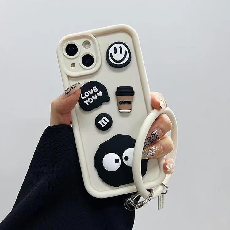 ins coal ball coffee beans are suitable for Xiaomi 17T cartoon mobile phone case, Redmi note17 three-dimensional creative sky eye cover.