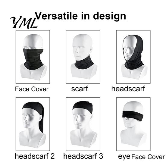 Moisture Wicking Face Guard Cycling Mask for Men Women, Breathable UV Sun Protection Guard, Outdoor Activities Shield Quick-drying Neck Gaiter Fishing
