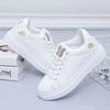 Spring and Summer New Women's Shoes Leather Ventilated Sports Style Casual Shoes Board Shoes Small White Shoes INS Low Top