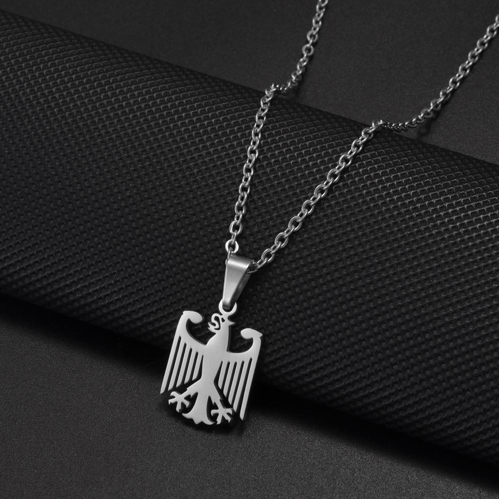 German Eagle Pendant Neckalces Stainless Steel Germany Jewelry for Women Girls Gifts for Mom and Daughter #508062