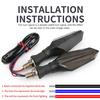 Hot Sale Motorbike Accessories Double-Sided Flowing Turn Signal 12V LED Flashing Indicator Light Motorcycle Winker Lamp