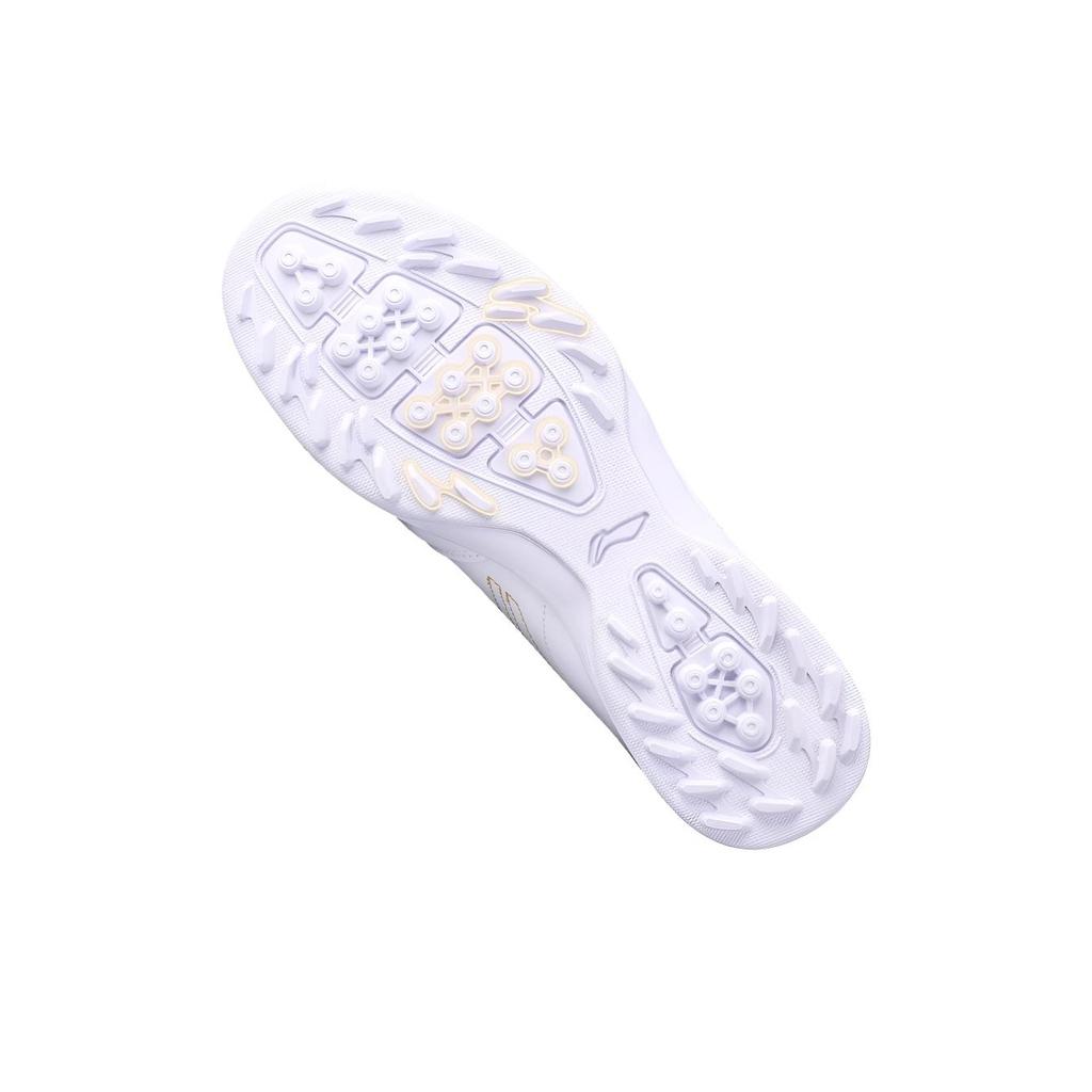 Li Ning Confortable Décontracté TF (Crampons en caoutchouc) Gazon Artificiel Amortissant Durable Chaussures de Football Unisexe Chaussures de Football Platine YSTU039-4