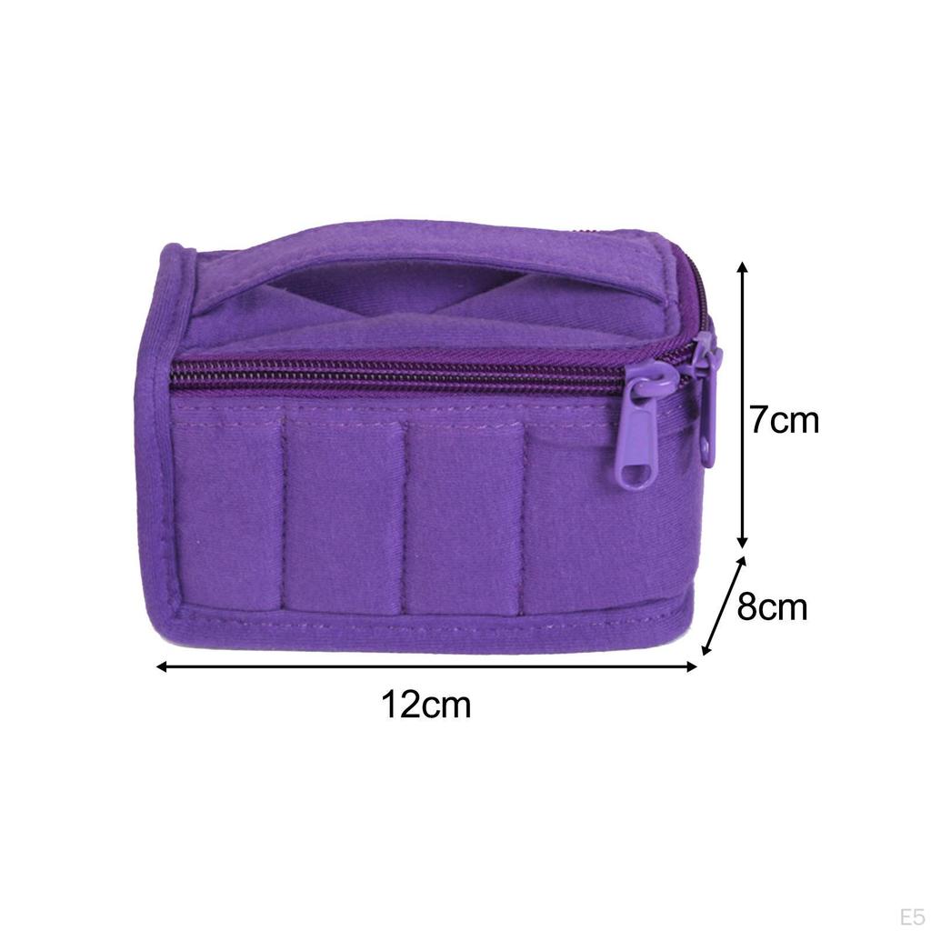 Makeup Bag Multi Use Accs with Compartment Unique Gift Handle Casual Cosmetic Organizer for