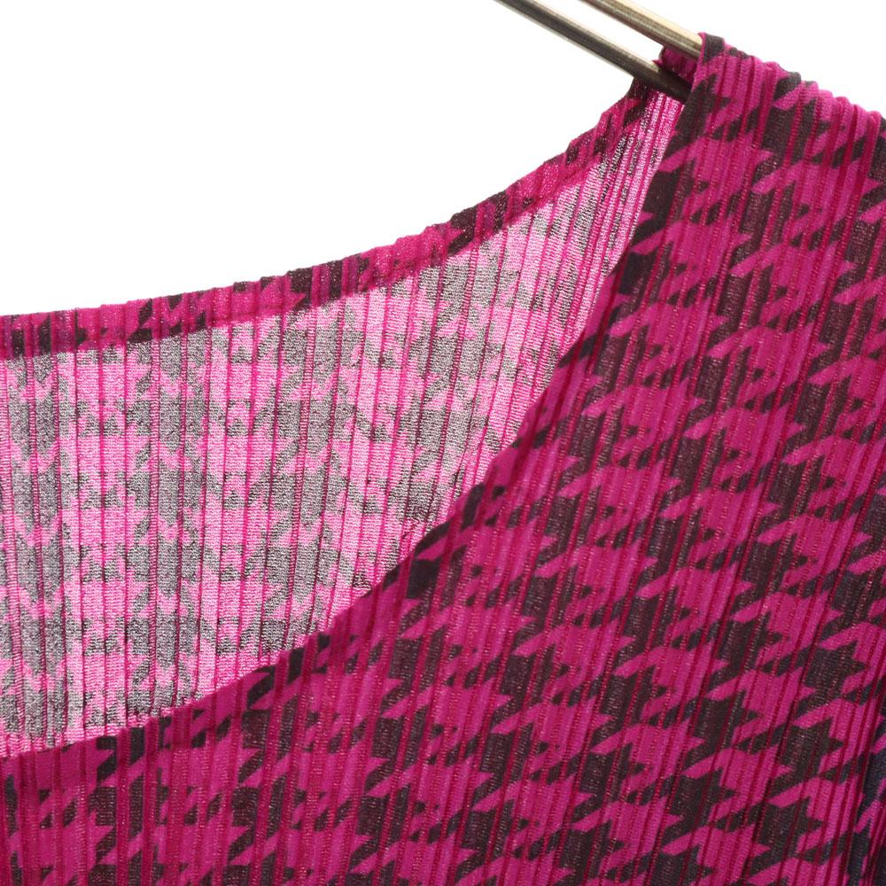 PLEATS PLEASE made in Japan Long sleeve Cut 3 pink Women Used