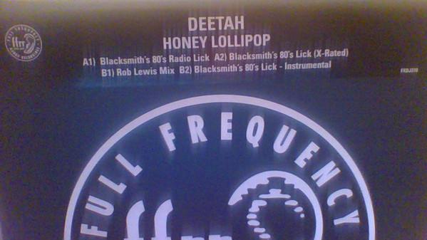 

12inch Record DEETAH Honey Lollipop FXDJ370PROMO Ffrr 1999 UK Rap HipHopRB Used