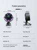 Clip-On Silent Fan with USB Charging & 100 Speed Settings for Desktop/Wall Mount
