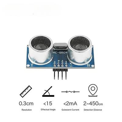 5-10PCS Ultrasonic Sensor HC-SR04 HCSR04 To World Ultrasonic Wave Detector Ranging Module HC SR04 Distance Sensor For