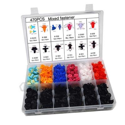 12 types de clips en nylon pour voitures Toyota et Lexus, 470 par paquet (Modèle: HE32)