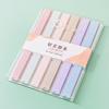 6Pcs Highlighter Pen Macaron Color Smooth Writing Soft Nib Aesthetic Cute Double Head Art Marker Pen for School