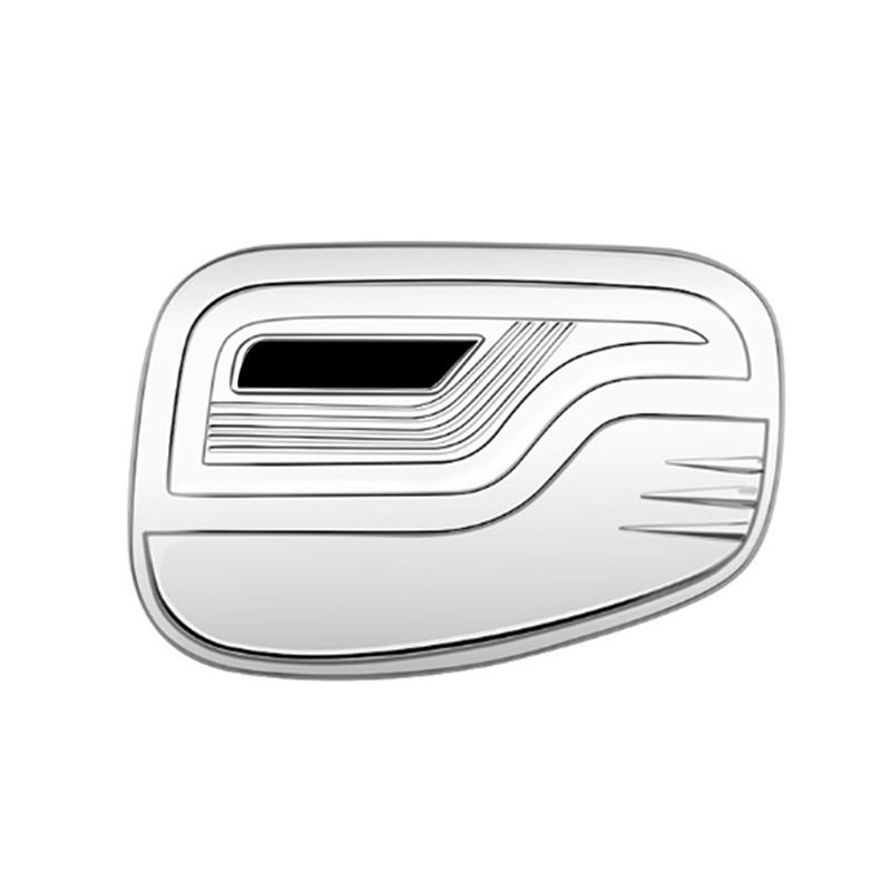 1 Piece Car Fuel Tank Cap Fuel Tank Decorative Sticker Silver Car Accessories For Ford Ranger +