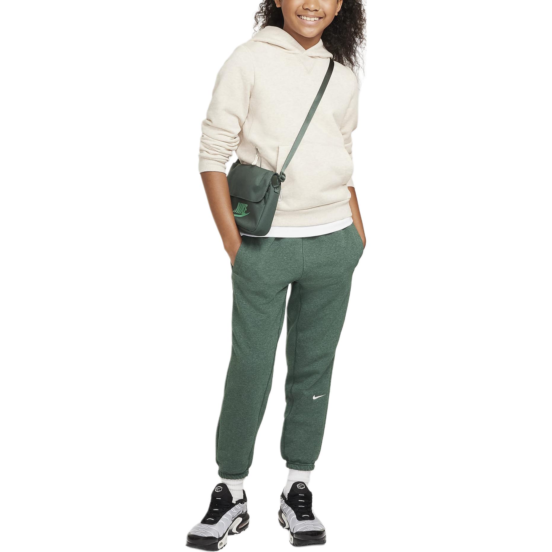 

Nike Dri-Fit Standard Issue Fashion Casual Versatile Long Pants Kids bottoms Vintage-Green Stone-Pink Light-Ivory FZ5027-338 M