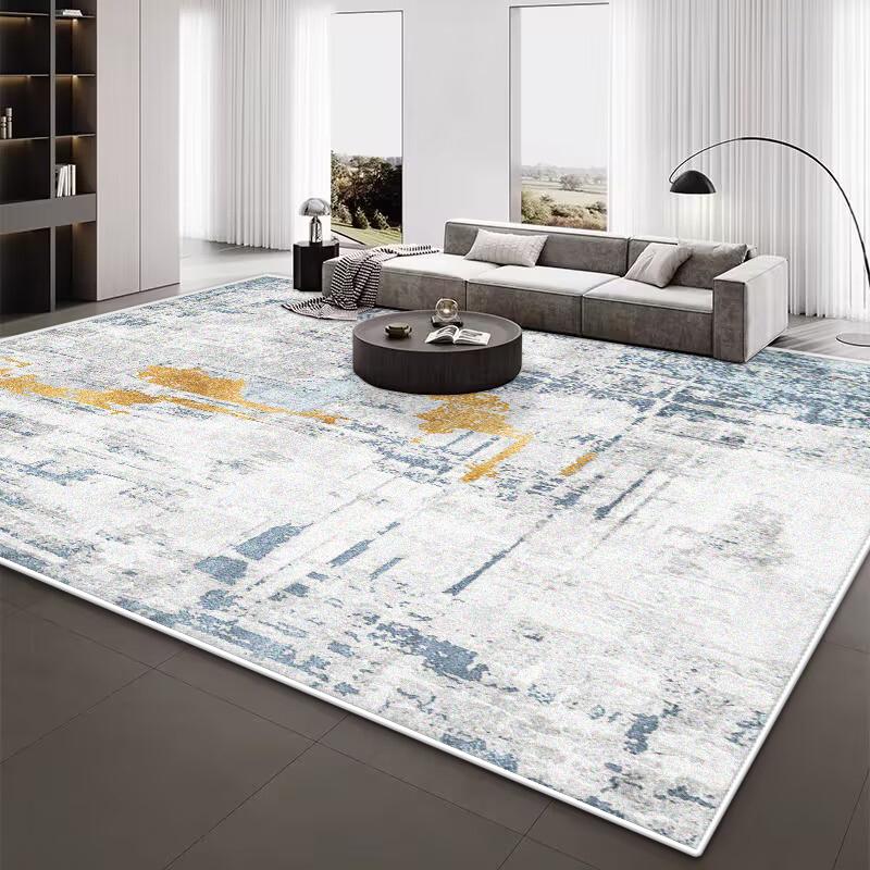 

Современное украшение Большие ковры для гостиной Абстрактный Роскошный Домашний Диван Нескользящий Ковер Спальня Гардеробная Легко Чистить Плюшевый Напольный Коврик 60*90cm