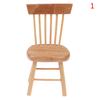 Simulation Mini Wood Chair Furniture Model Toys For Doll House Decoration 1/12