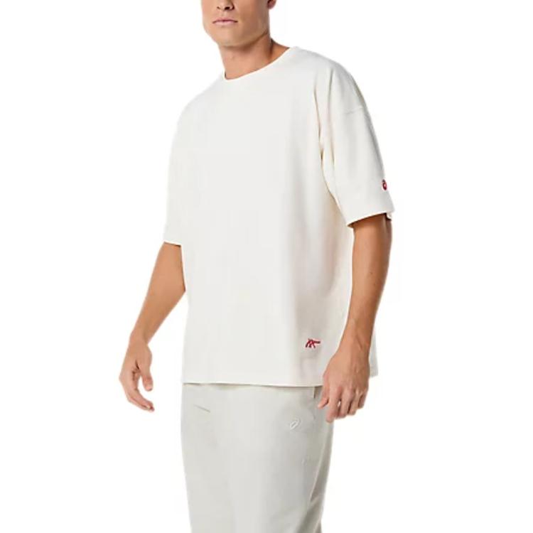 ASICS Quick-Dry Round Neck Drop Shoulder T-Shirt Unisex tops 2033C004-100