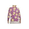 Nike Floral Logo Print Crew Neck Long Sleeve T-Shirt Men Tops Burgundy DM6336-507